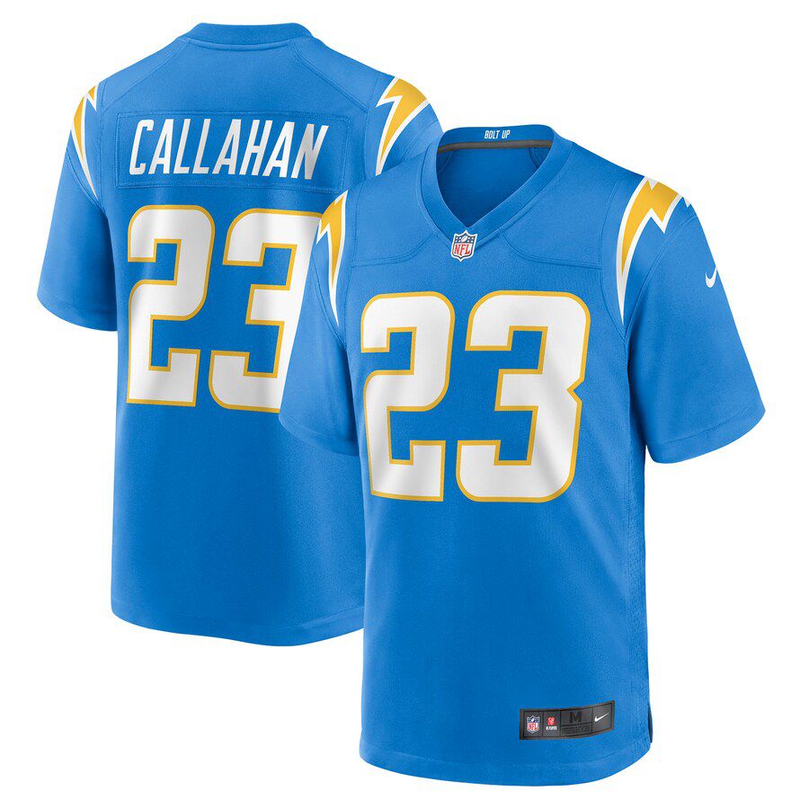Men Los Angeles Chargers 23 Bryce Callahan Nike Powder Blue Game NFL Jersey
